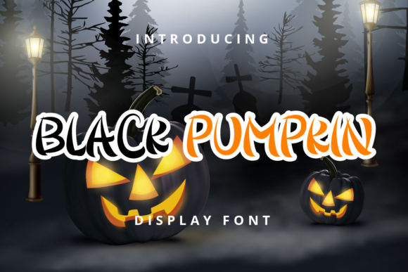 Black Pumpkin Font Review for Spooky Brand Identity