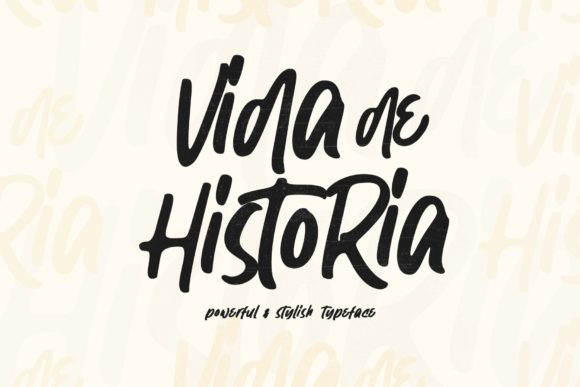 Bring Your Creations to Life with Vida De Historia Font
