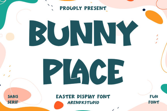 Bunny Place Font: Bold Display Style for Kids' Design