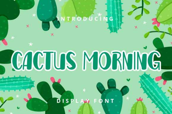 Cactus Morning Font Review: Playful Display Typography for Kids’ Branding