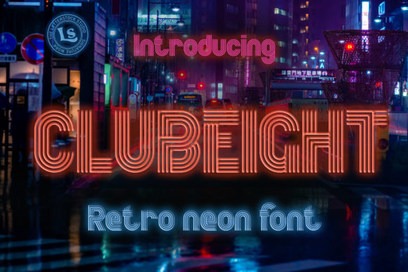 Clubeight: A Retro and Fun Display Font for Makers