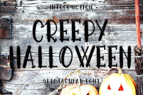 Creepy Halloween Font for Authentic Editorial Design