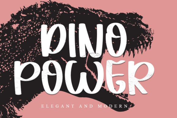 Discover Dino Power: A Charming Display Font for Editorial Design