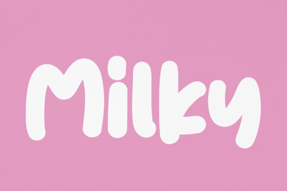 Enhance Your Brand with Milky: A Fun and Friendly Display Font