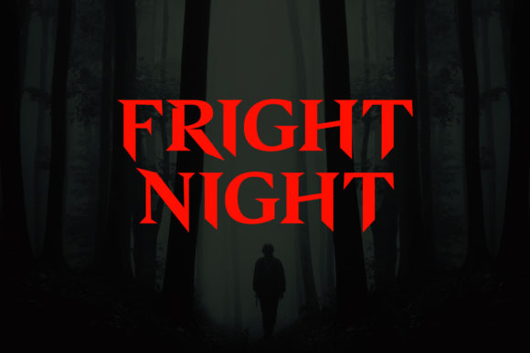 Fright Night Font for Playful Kids Crafts and Products