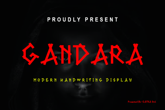 Gandara Font Review: A Creepy Display Typeface for Halloween Branding