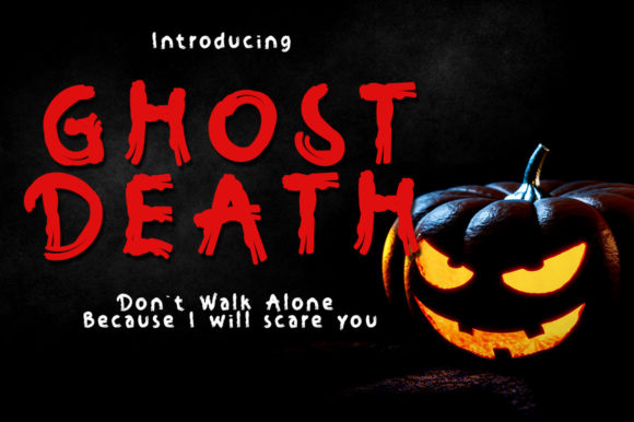 Ghost Death Font Review for Seasonal Business Branding