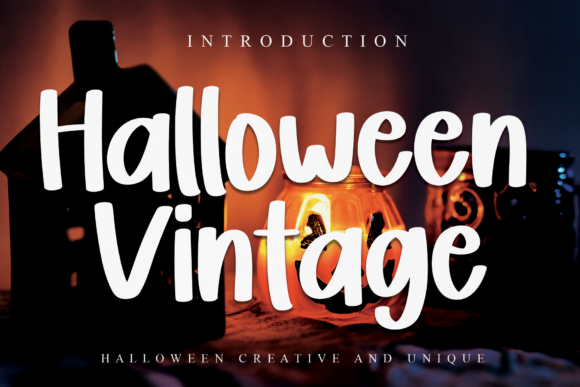 Halloween Vintage Font Review for Stylish Brand Identity