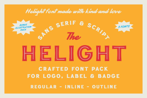 Helight Font: Elevating Small Business Brand Visuals