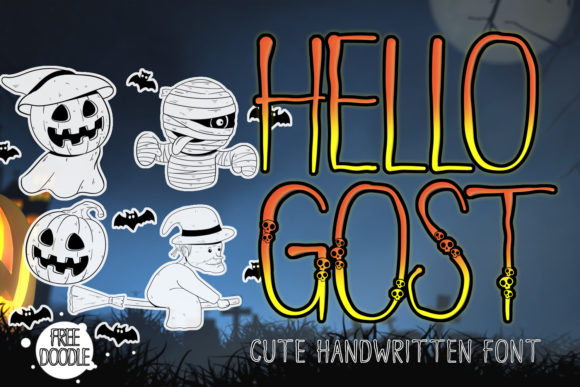 Hello Gost Font: Elevating Digital Layouts with Creepy Display Type