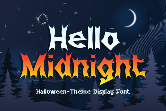 Hello Midnight Font Review for Spooky Campaign Visuals