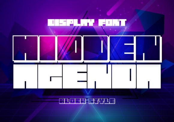 Hidden Agenda: A Versatile Display Font for Creative Makers