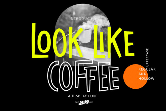 Look Like Coffee Font for Handmade Labels and Modern Crafts