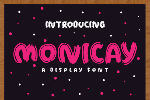 Monicay Font: Bold Display Typography for Editorial Layouts