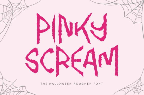 Pinky Scream Font: A Spooky Display Typeface for Editorial Design