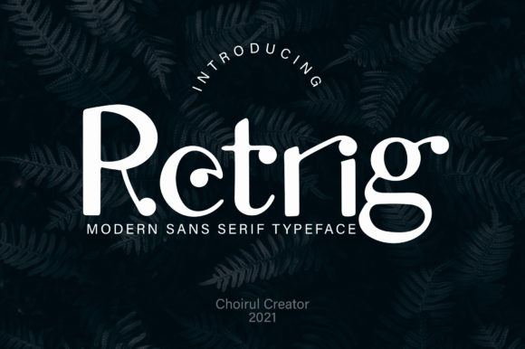 Retrig Font: Assertive Display Typography for Modern Web Layouts