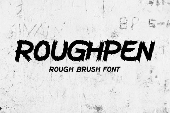 Roughpen Font: Bold Hand-Drawn Display Typography for Web Design