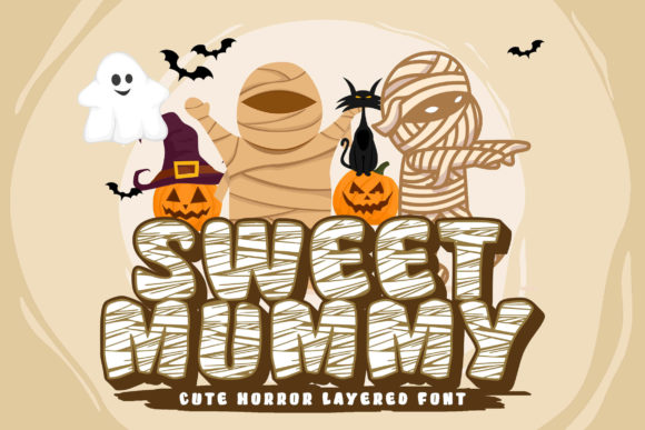Sweet Mummy Horror Font for Playful Branding