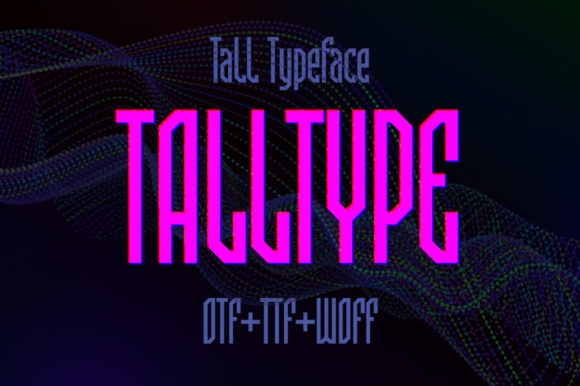 Talltype Font: Bold Futuristic Display for Web Design