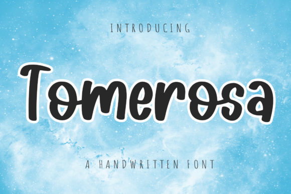 Tomerosa: A Charming Display Font for Editorial Design