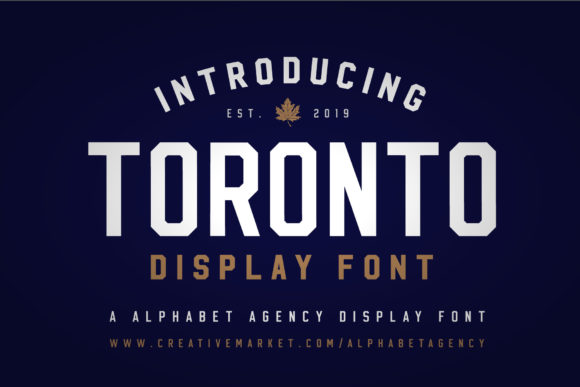 Toronto Font: Bold Display Type for Campaigns