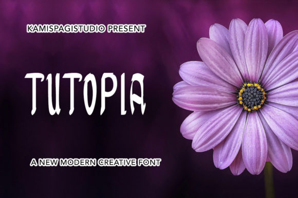 Tutopia Font: Friendly Display Typography for Web Design