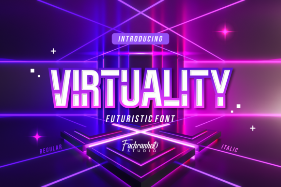 Virtuality Font Review: A Futuristic Display Typeface for Makers