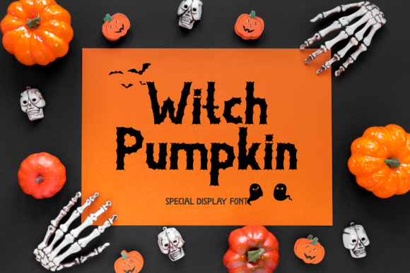 Witch Pumpkin: A Spooky and Bold Font for Halloween Campaigns